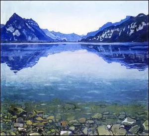 Qui a peint "Paysage du lac de Thoune" ?