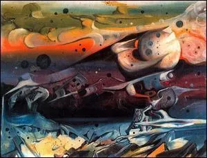 Qui a peint "Paysage cosmique" ?