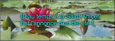 Pour annoncer un bel été, quel jour doit être ensoleillé ?