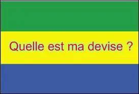 Quelle devise fut adoptée par le Gabon ?