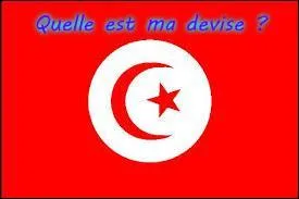Par quelle devise la Tunisie s'illustre-t-elle ?