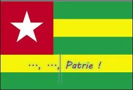 Lequel de ces mots ne fait pas partie de la devise du Togo ?