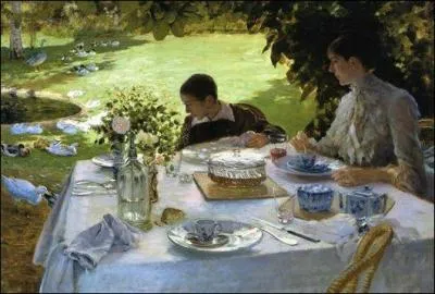 Qui a peint "Déjeuner au jardin" ?