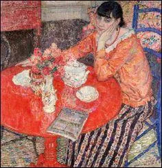 Qui a peint "La table rouge" ?