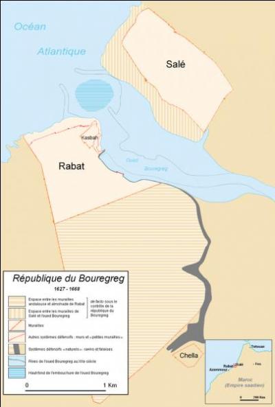 La République du Bouregreg fut créée entre 1622 et 1678 par des pirates (ou corsaires, pour le moins) : d'où provient son nom ?
