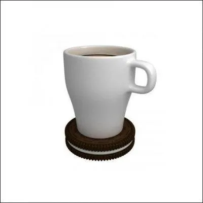 Quelle est la fonction du cookie sous la tasse ?