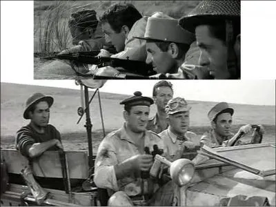 Il est très étonnant que cette phrase ait été prononcée dans une situation si périlleuse. Cela se passe en octobre 1942. Dans quel film cette phrase a-t-elle été prononcée et, bien sûr, par qui ?

« Deux intellectuels assis vont moins loin qu'une brute qui marche ».