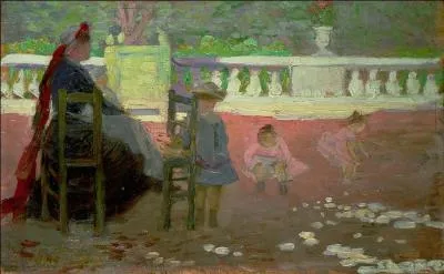 Qui a peint "Dans le jardin du Luxembourg" ?