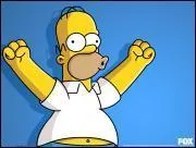 Quand il est content homer fait: