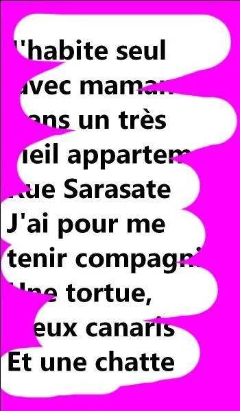 Qui chante cette chanson ?