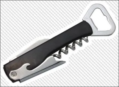 À la fin du quiz, vous avez gagné un ---- qui est un décapsuleur intégrant un tire-bouchon.