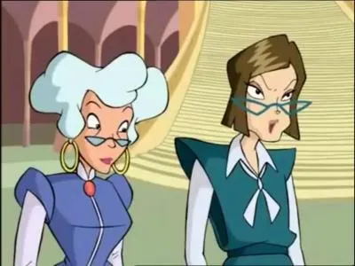 Elles vont faire la rencontre de la directrice : Mme Faragonda. 
La femme va leur faire visiter l'école. Stella qui connait les paroles de la directrice va raconter à Bloom ce que la femme va s'apprêter à dire. Quelles étaient ces paroles ?