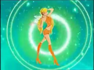 Les deux fées montent dans la chambre de Bloom. Mais un incident va se passer. La créature est revenue avec ses serviteurs et avec un troll. Stella va se transformer. Pour faire cela, elle va prononcer :