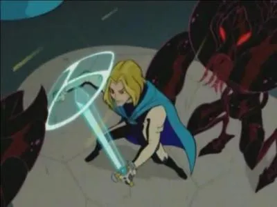 Qui va vouloir emmener Sky loin de l'attaque des monstres en lui lançant une échelle ?