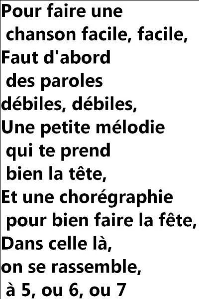 Quelle est la réponse ?