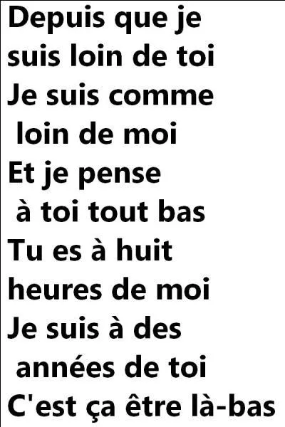 Quelle est la réponse ?