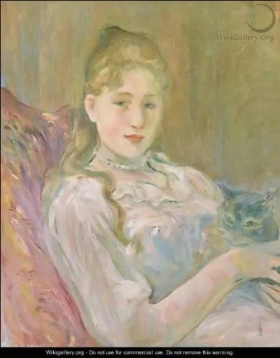Qui a peint "La jeune fille au chat" ?