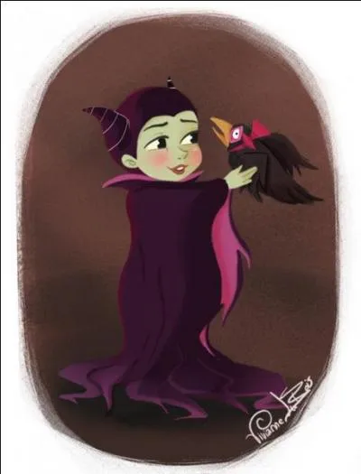 On comprend mieux maintenant pourquoi son corbeau ne la quitte jamais.