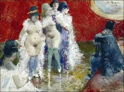 Qui a peint "Le client" ?