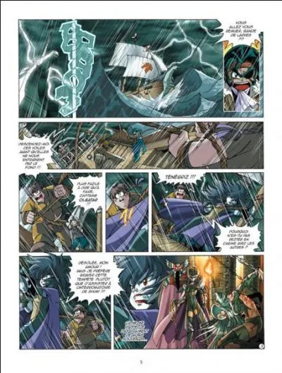 Comment s'appelle le navire du capitaine Olbatar ?