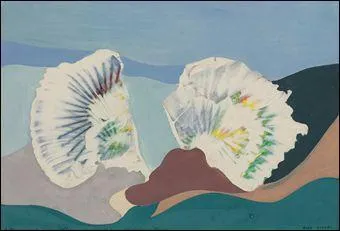 Qui a peint "Fleurs coquillages" ?