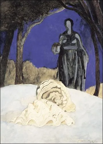 Qui a peint "Statue et coquillage" ?