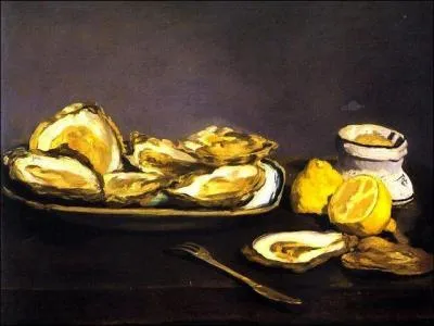 Qui a peint "Huîtres" ?