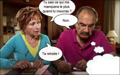 Dans la série télévisée française, « Scène de ménages » , Huguette se chamaille avec Raymond, souvent à cause de sa cuisine. Quelle insulte lui dit-elle ?