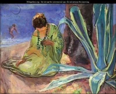 Qui a peint Femme au collier de perles &agrave; Sainte-Maxime ?