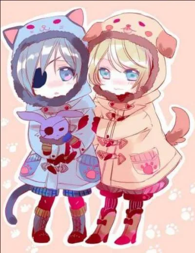 Sur la couverture du tome 3 de Black Butler :