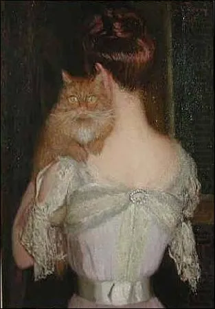 Qui a peint "Femme avec chat" ?