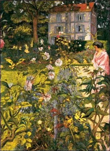 Qui a peint "Le jardin à Vaucresson" ?