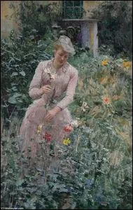 Qui a peint "Dans le jardin" ?