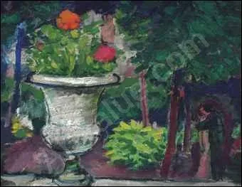 Qui a peint "Le baiser dans le jardin" ?