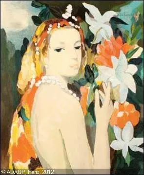 Qui a peint "Jeune fille dans le jardin fleuri" ?