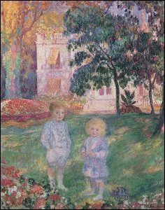 Qui a peint "Enfants dans le jardin" ?