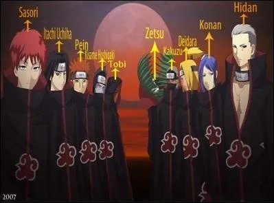Avec qui Deidara a-t-il fait équipe dans l'Akatsuki ?