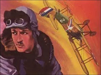 Second as français de la Grande Guerre, je nais à Paris en décembre 1894. Couronné de 54 victoires, je suis capable de piloter sur divers types d'avions, tous peints en jaune et baptisés "Le Vieux Charles". Faisant partie de l'escadrille des Cigognes, je suis abattu sept fois, avant de me faire descendre définitivement le 11 septembre 1917 au-dessus de Poelkapelle (Belgique). Je suis :