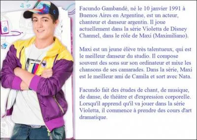 Quelle est la date de naissance de Facundo Gambade ?