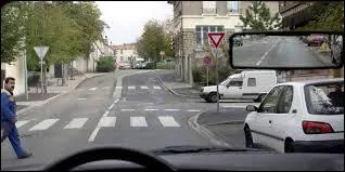 Dans cette situation, qu'aurait dû faire le piéton ? Dois-je m'arrêter ?