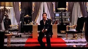 Dans le film "Scarface", que dit Tony Montana avant de tirer sur sa porte dans la scène finale ?