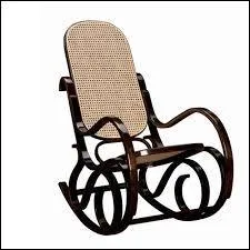 Quel nom anglais donne-t-on à cette chaise à bascule ?