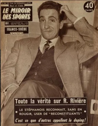 Dans quel domaine sportif s'est fait connaître Roger Rivière au cours des années 50 ?