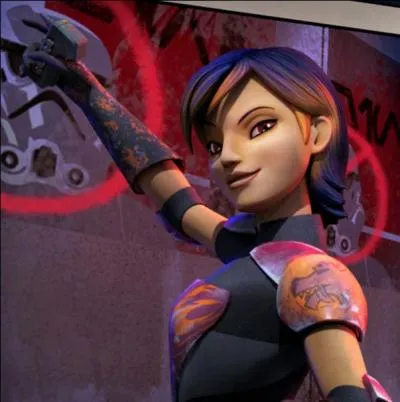 Quelle scène va peindre Sabine dans la cabine de Zeb et d'Ezra ?