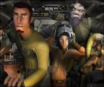 Quels sont les noms de l'équipage du Ghost, le vaisseau, avant l'arrivée d'Ezra ?