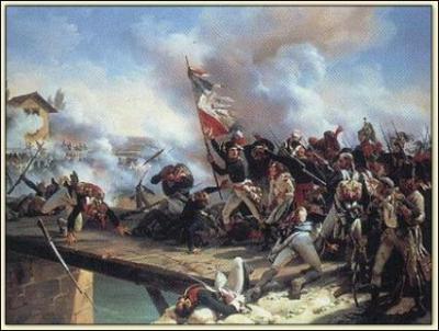 Cette bataille de Napoléon Bonaparte a lieu du 15 au 17 novembre 1796. Il s'agit de :