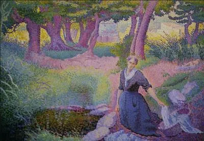 Qui a peint "La lavandière" ?