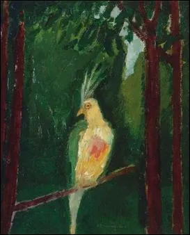 Qui a peint "L'oiseau solitaire" ?