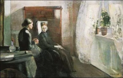 Qui a peint "La jeune patiente, la lumière du printemps" ?