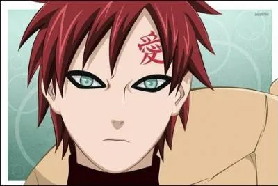 Que signifie le kanji sur le front de Gaara ?